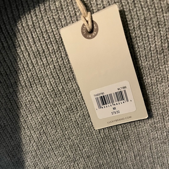 NWT Colorblock Pattern Sweater Lucky Brand - Picture 5 of 5